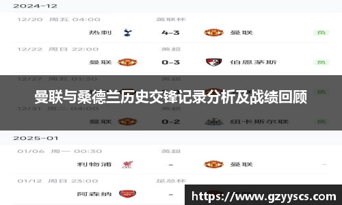 曼联与桑德兰历史交锋记录分析及战绩回顾